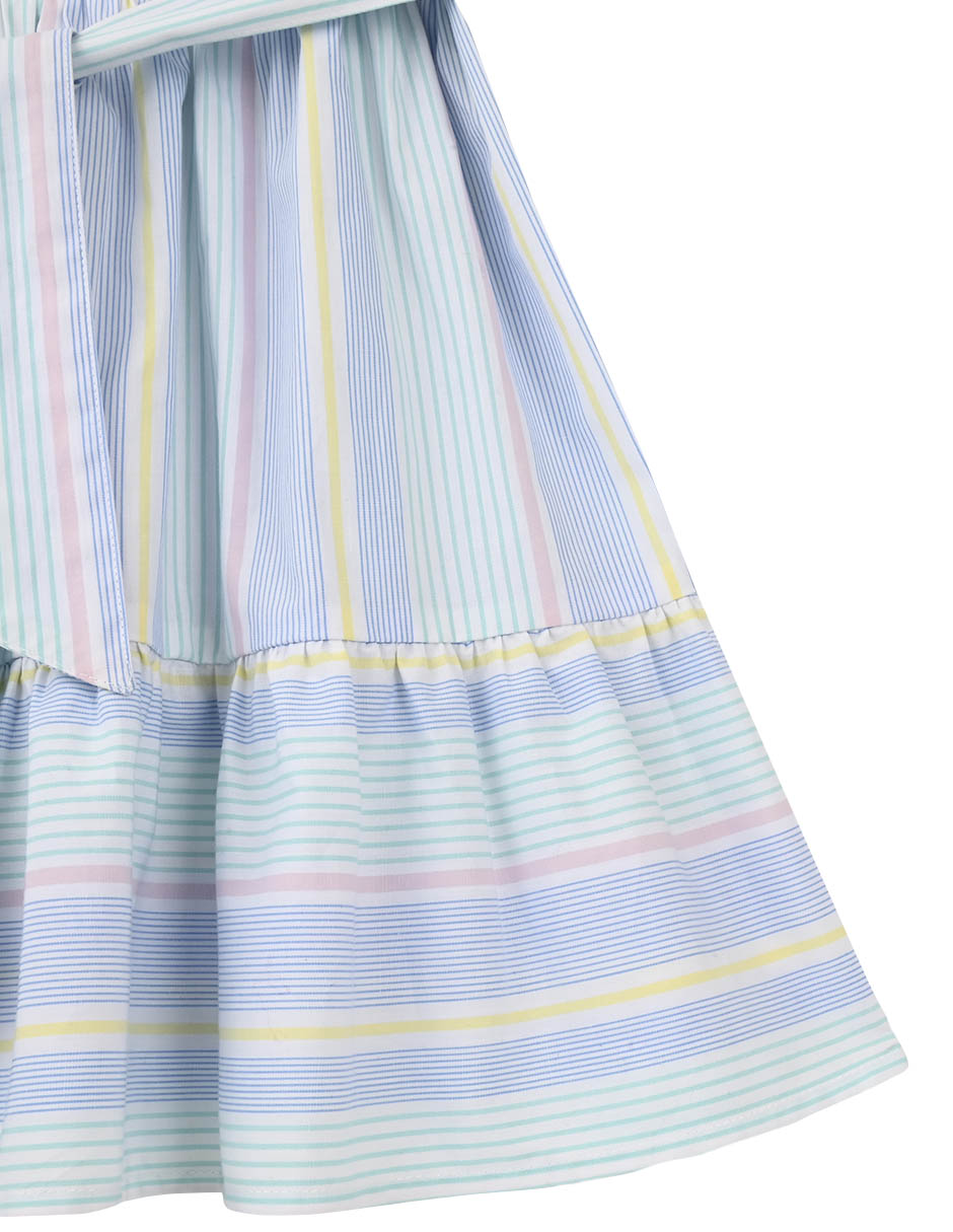 Vestido Maiko manga cap para bebé niña