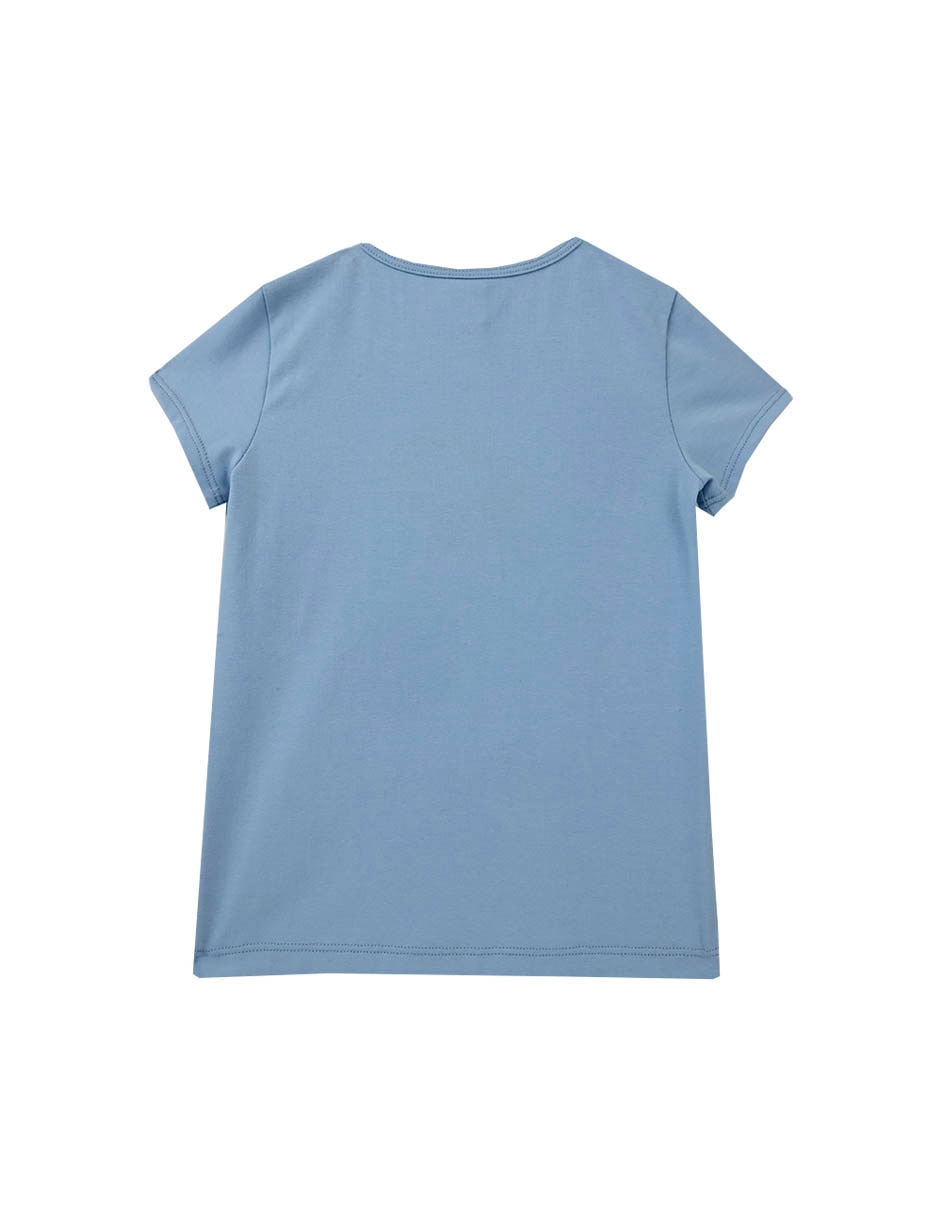 Playera manga corta para niña