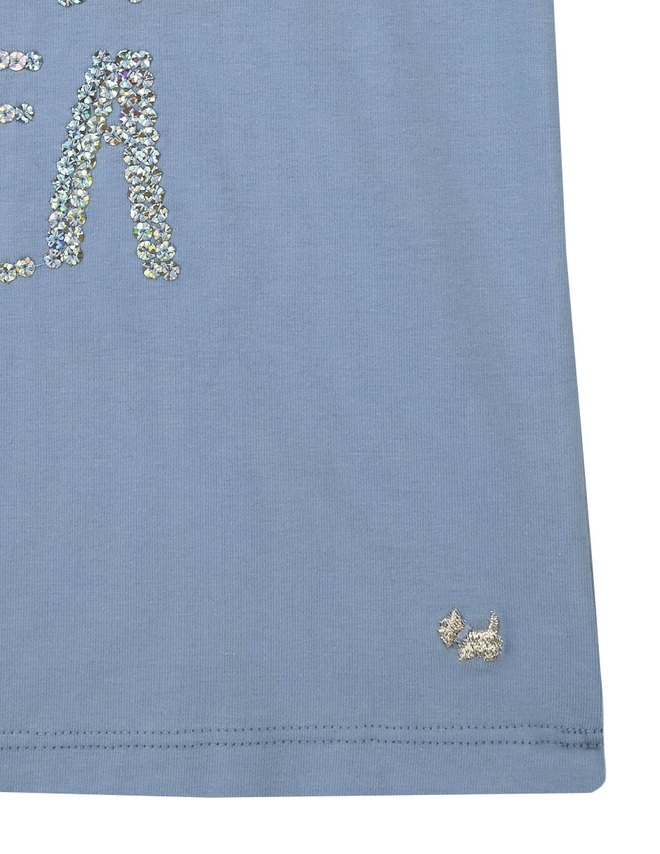Playera manga corta para niña