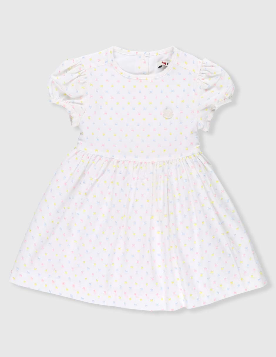 Vestido Pintta manga globo para bebé niña 1
