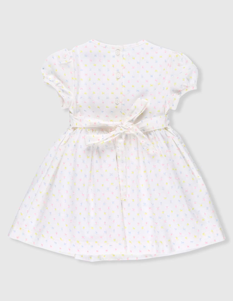 Vestido Pintta manga globo para bebé niña 5