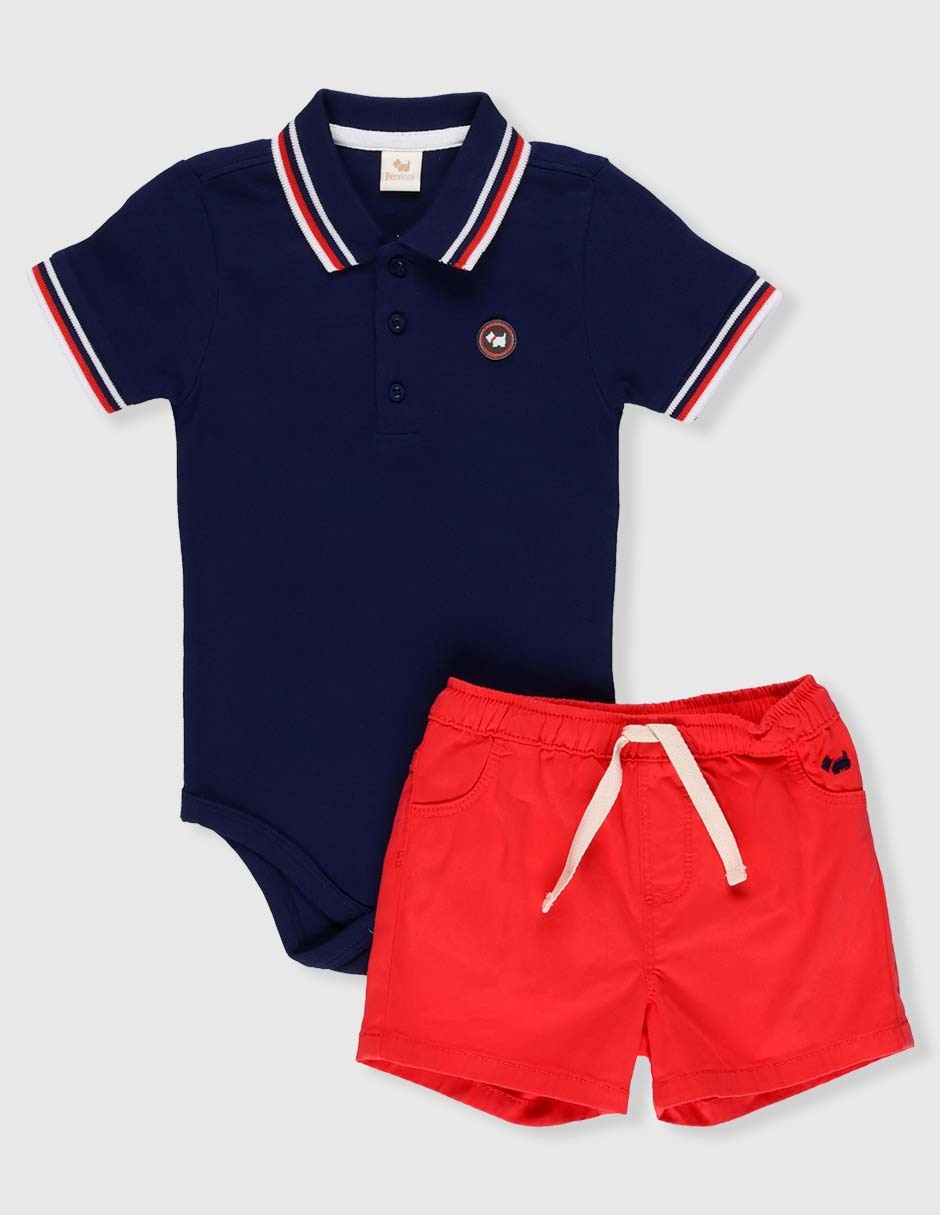 Conjunto Ferrioni de algodón para bebé niño