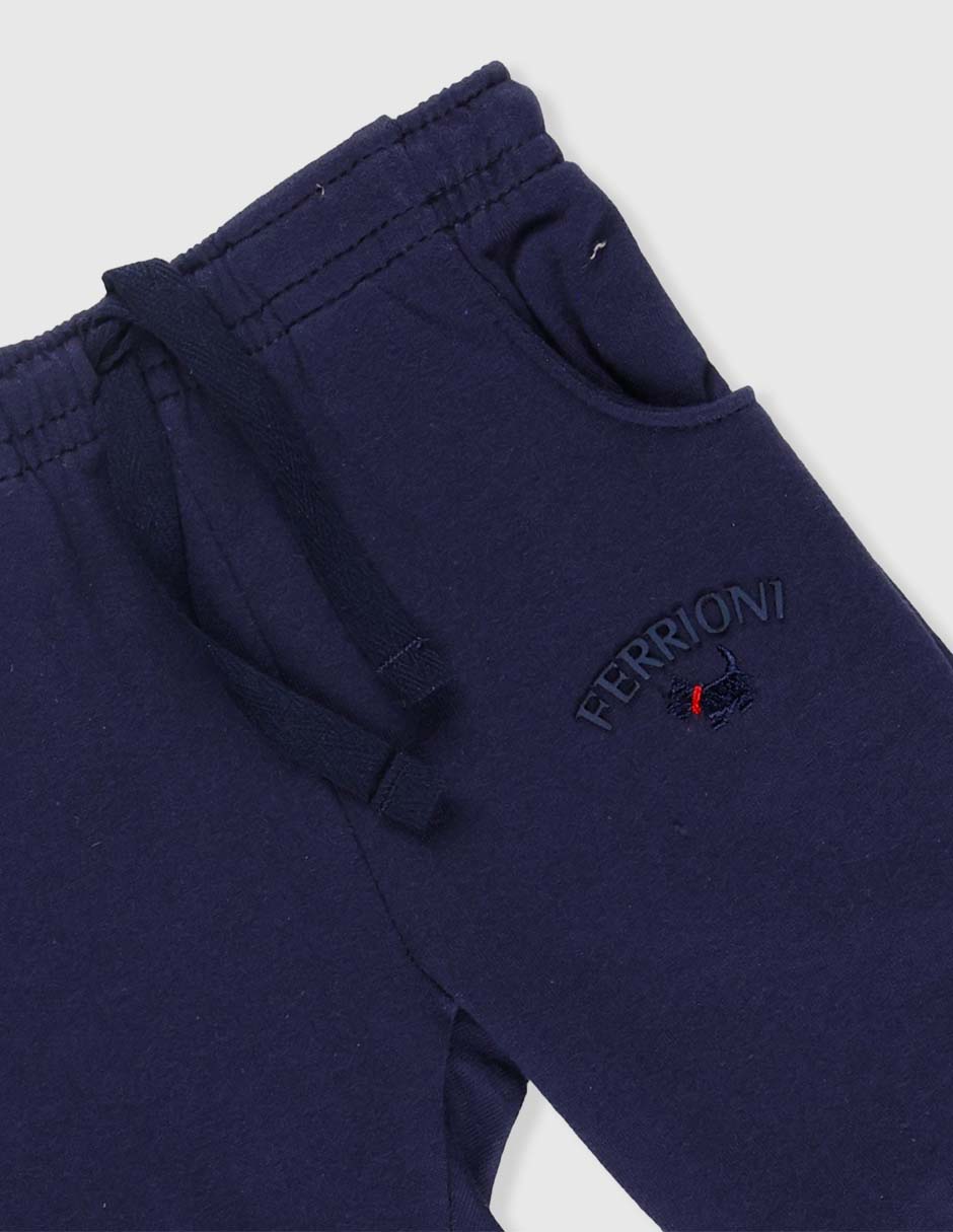 Conjunto pants ferrioni de algodón para bebé niño