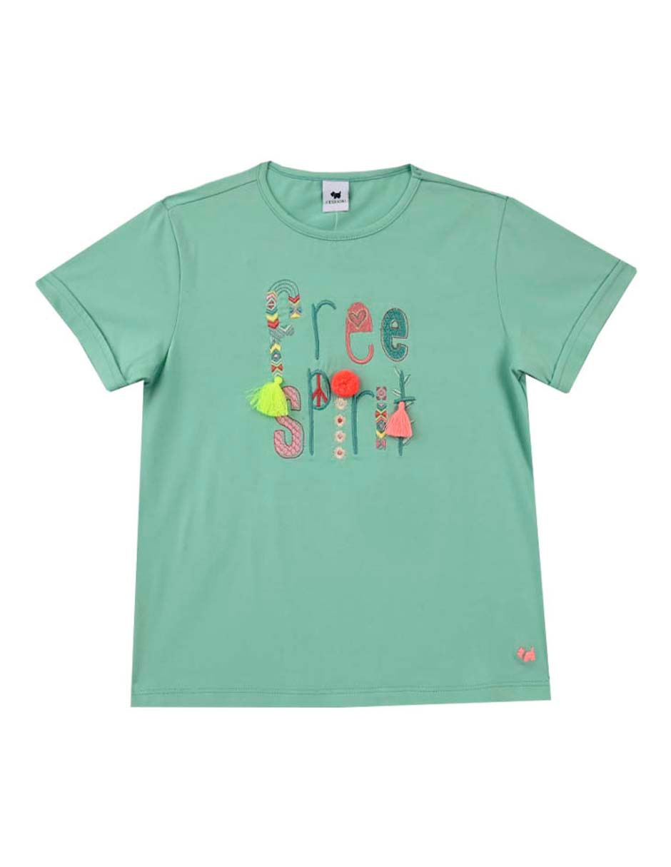 Playera Free manga corta para niña Playera Free manga corta para niña