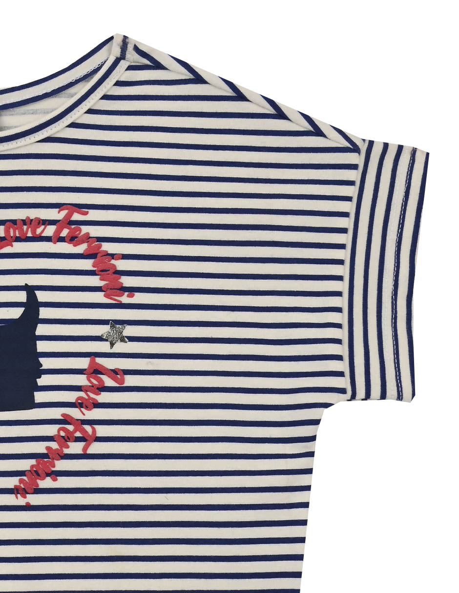 Playera Luise manga corta para bebé niña 4
