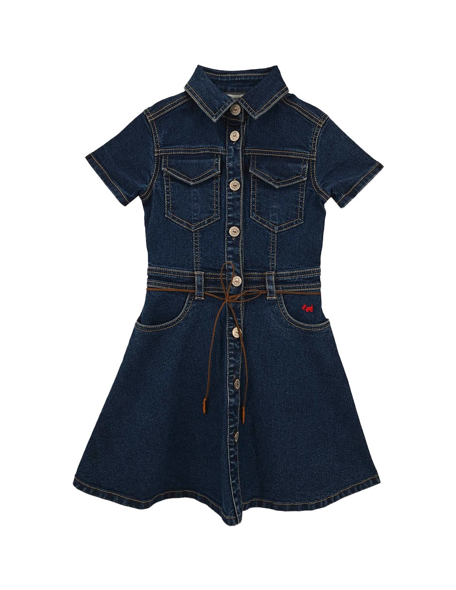 Vestido Rebecca manga regular para bebé niña