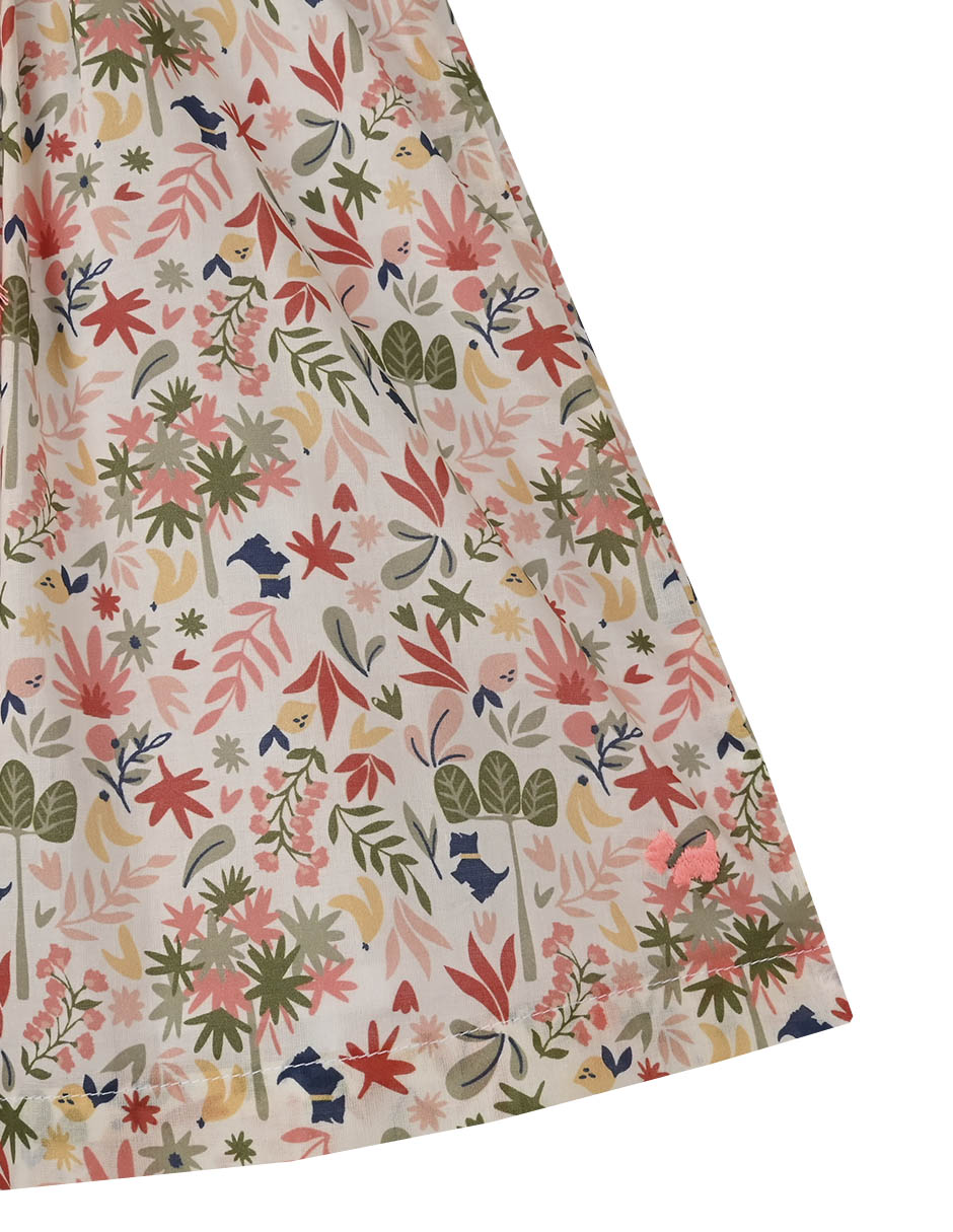 Vestido con calzón tukan manga mariposa para bebé niña 4