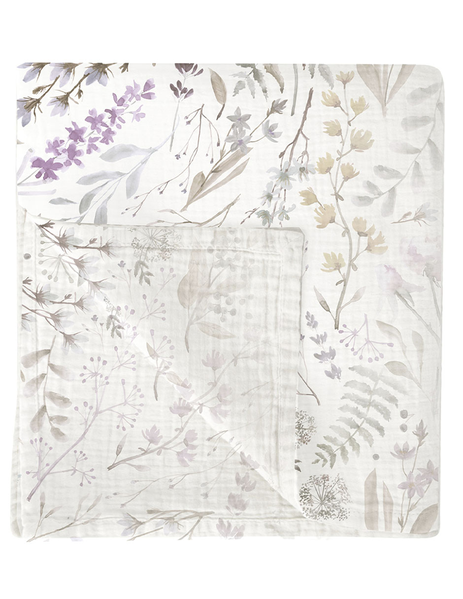 Cobertor estampado floral BIMBIDREAMS