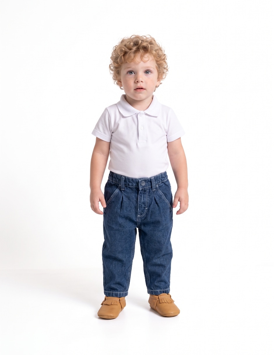 Jeans straight para bebé niño 4