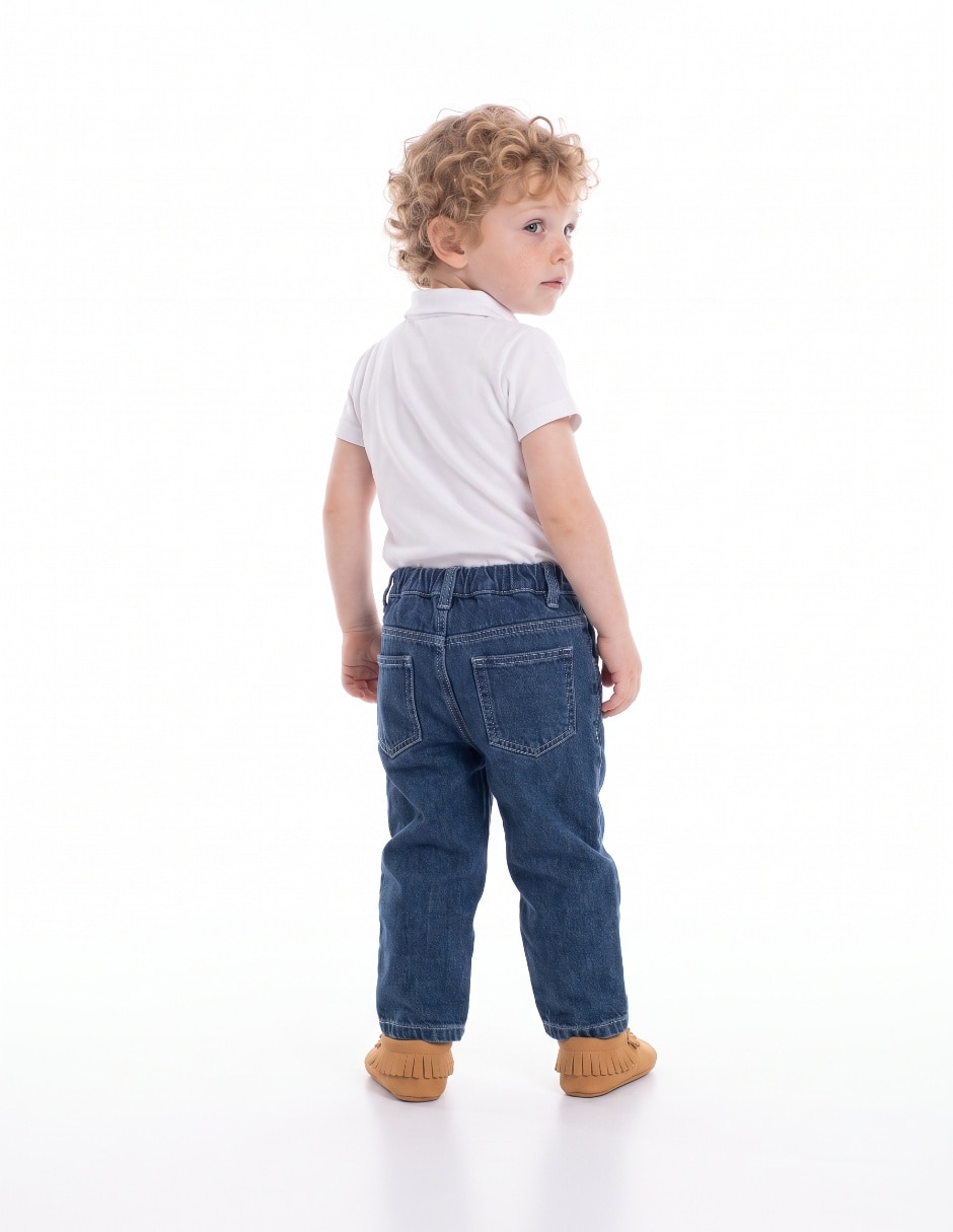 Jeans straight para bebé niño 5