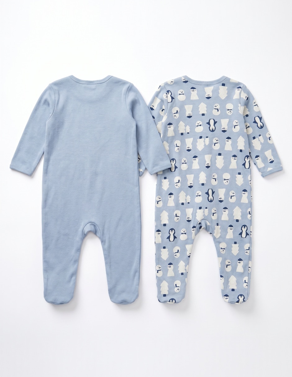 Set de mamelucos de algodón para bebé niño 2