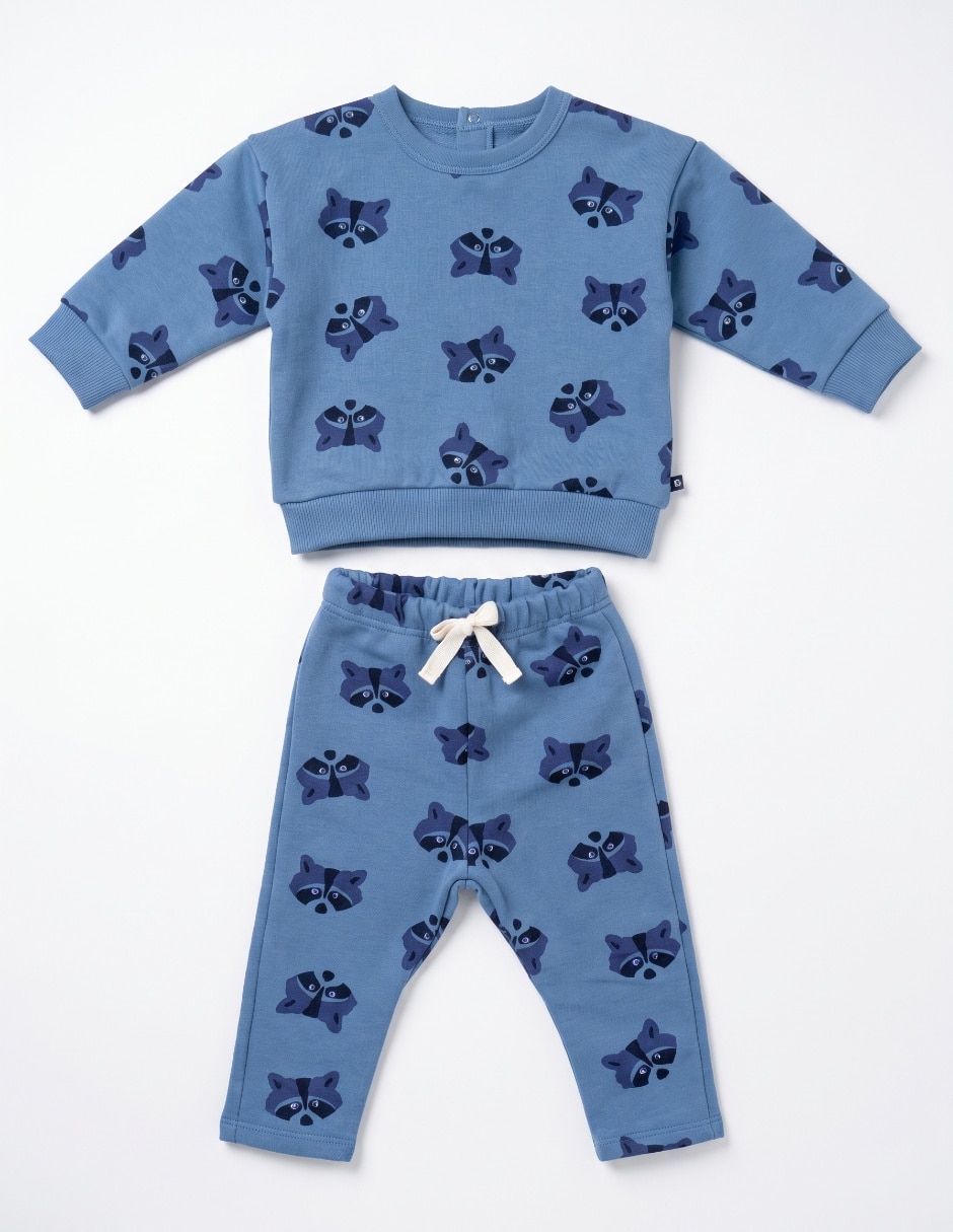 Conjunto casual Mon Caramel de algodón para bebé niño Conjunto casual Mon Caramel de algodón para bebé niño