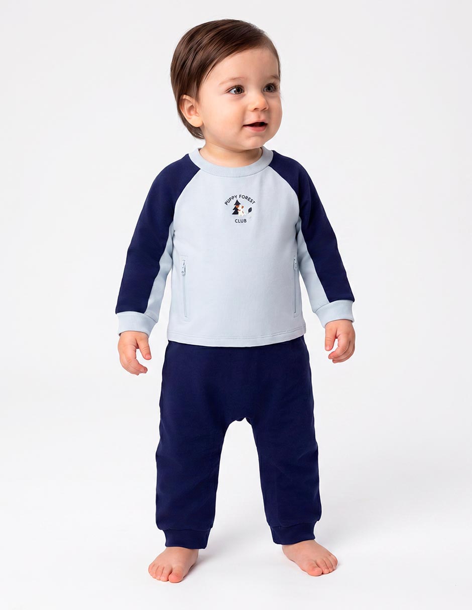 Comando estampado bloques de color para niño Comando estampado bloques de color para niño