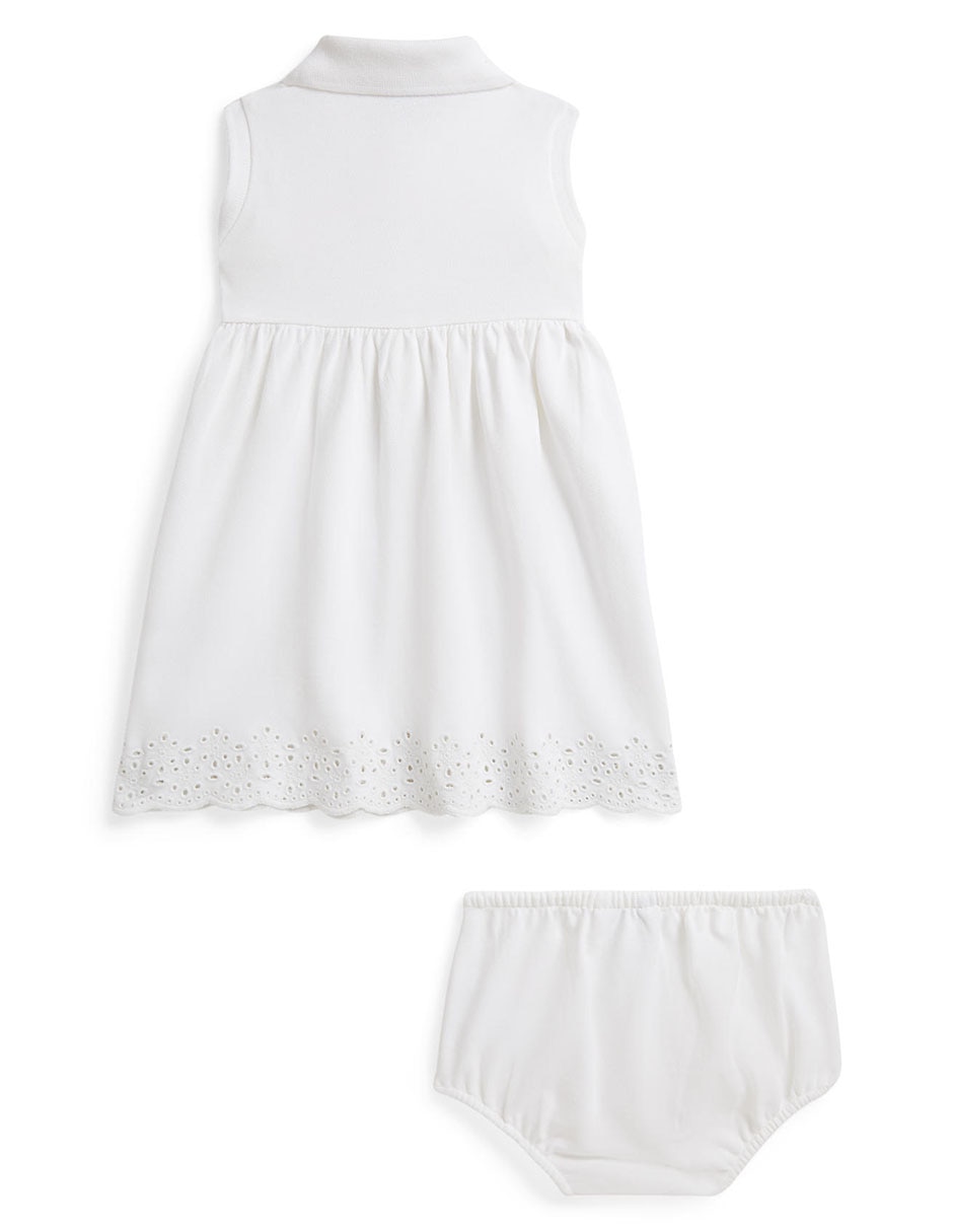 Vestido polo para bebé niña