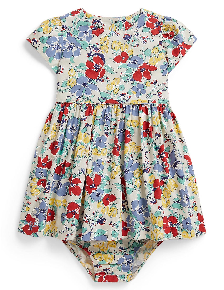 Vestido Polo manga regular para bebé niña