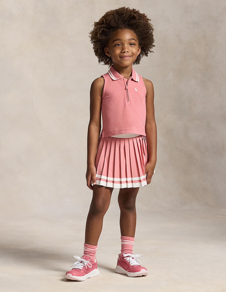 Playera tipo polo Polo Ralph Lauren de algodón para bebé niña