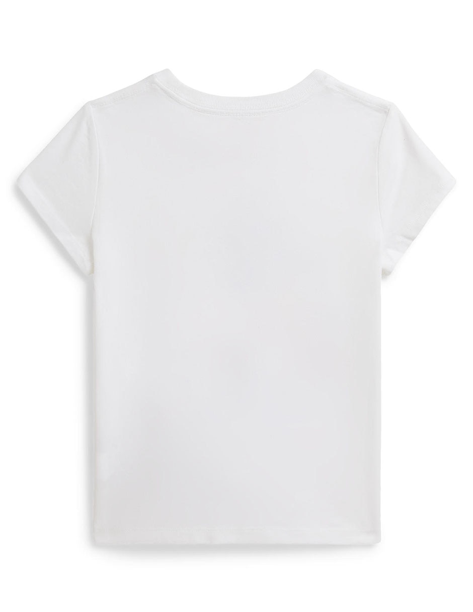 Playera Polo Ralph Lauren manga corta para bebé niña
