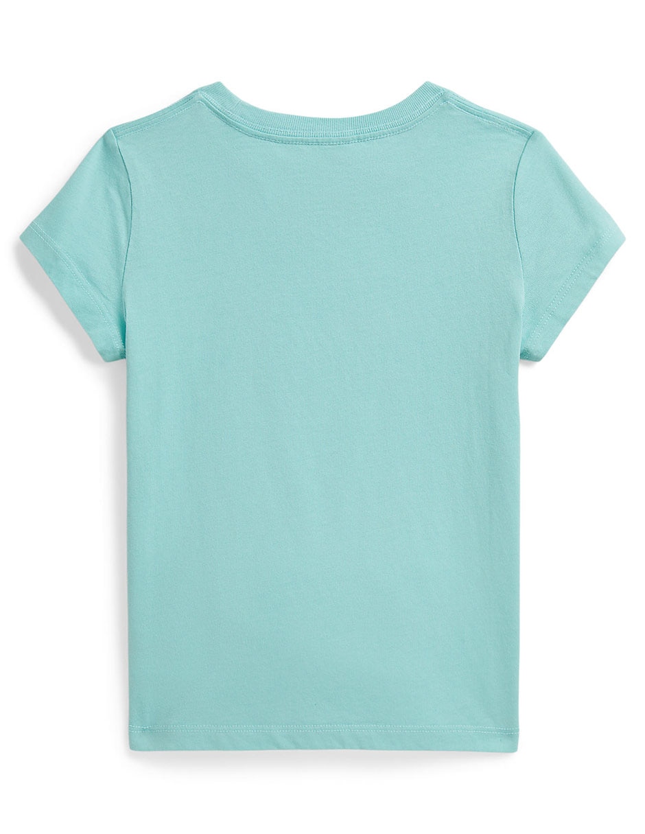 Playera Polo Ralph Lauren manga corta para bebé niña