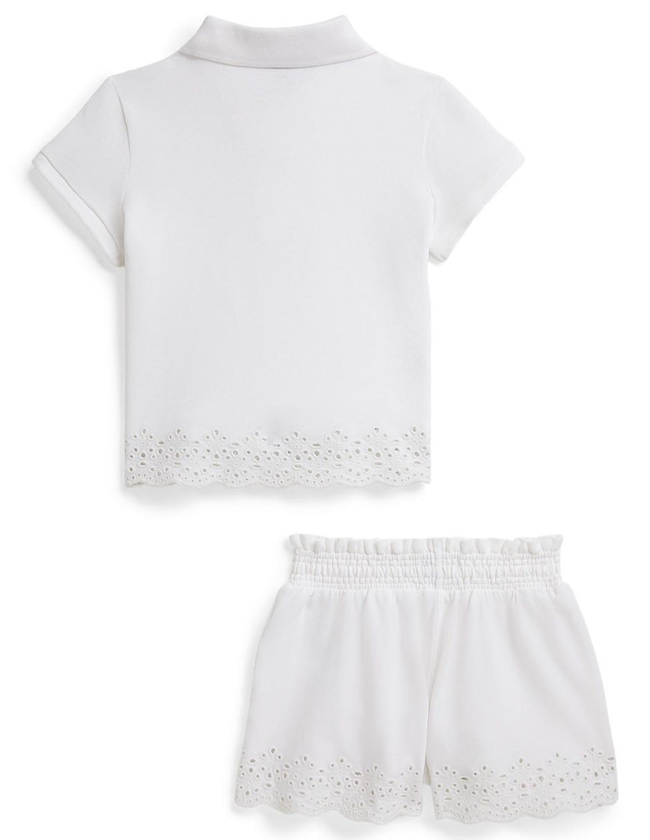 Conjunto de algodón para bebé niña