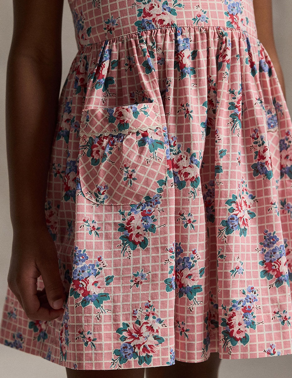 Vestido Polo sin manga para bebé niña