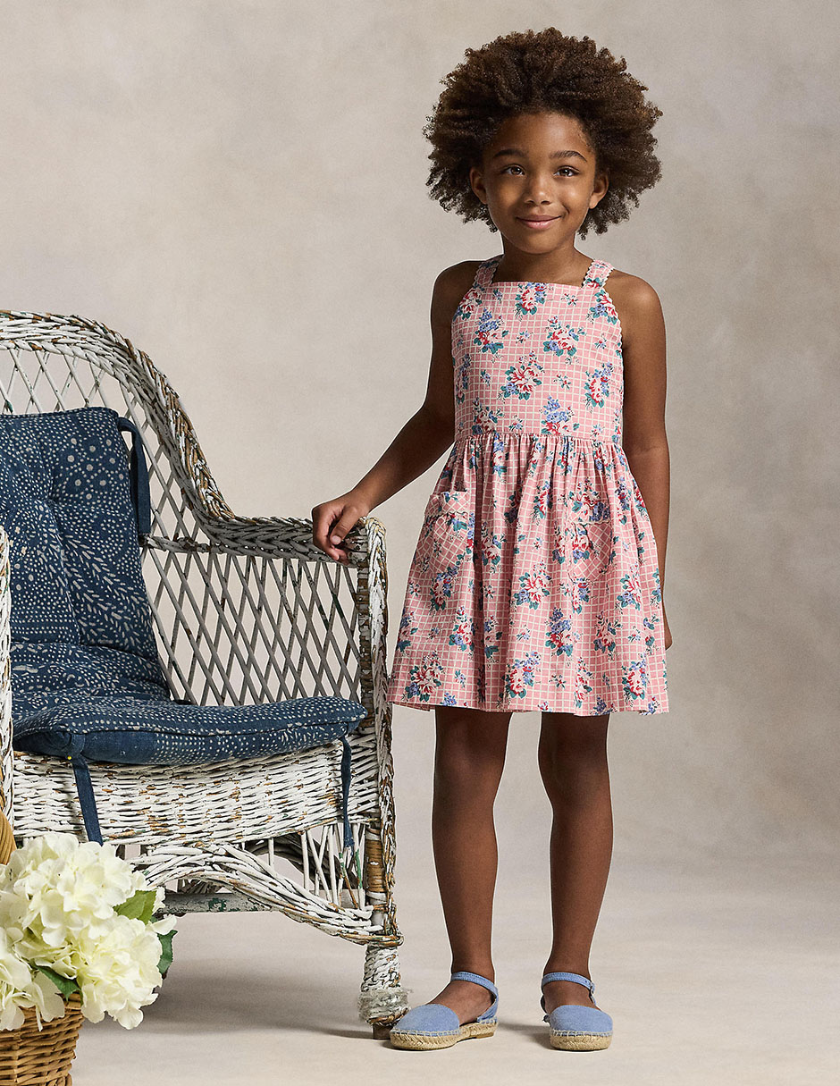 Vestido Polo sin manga para bebé niña