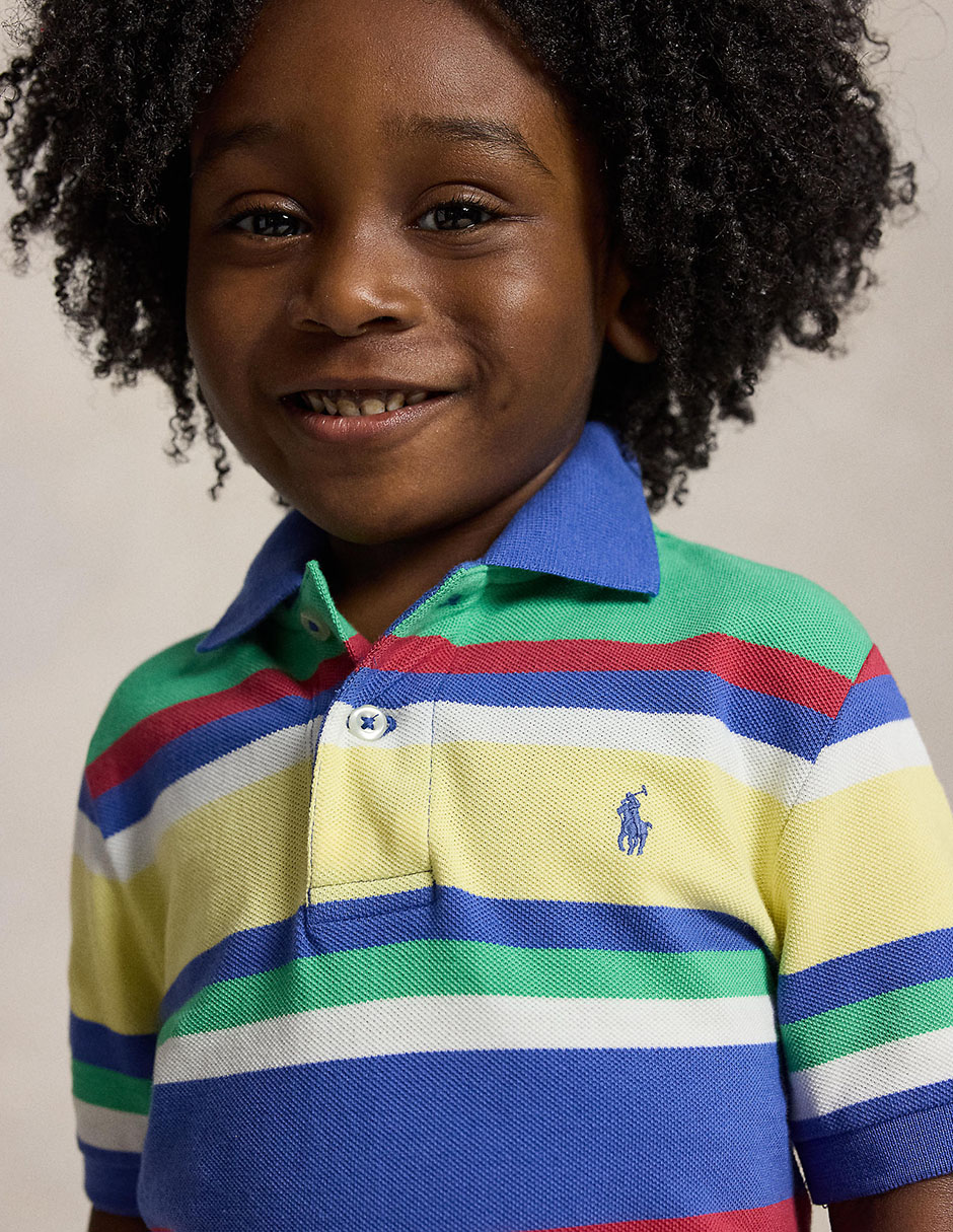 Playera tipo polo Polo Ralph Lauren de algodón para bebé niño