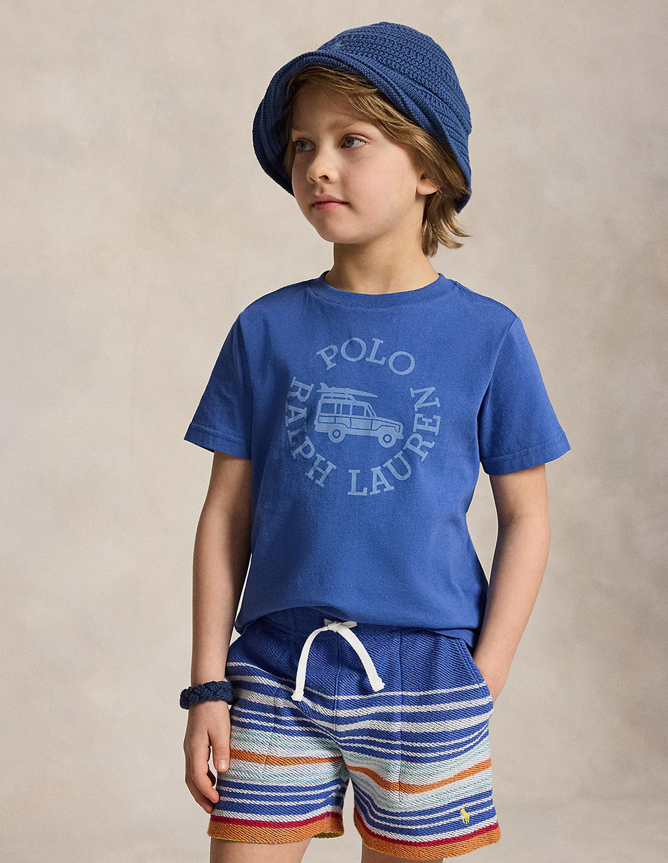 Playera Polo Ralph Lauren manga corta para bebé niña