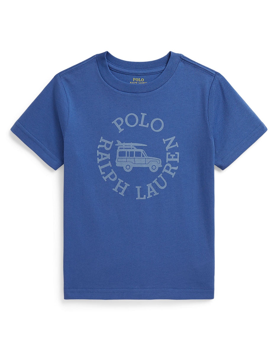 Playera Polo Ralph Lauren manga corta para bebé niña