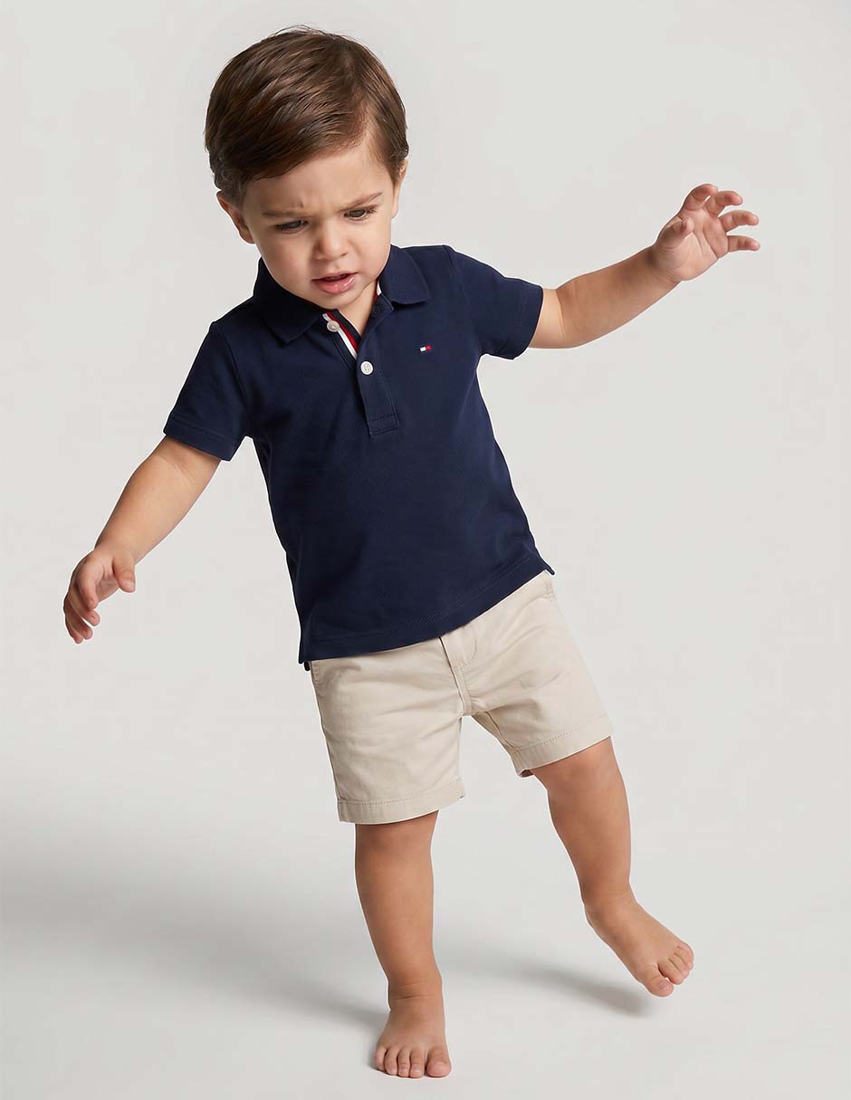 Playera tipo polo para niño Playera tipo polo para niño