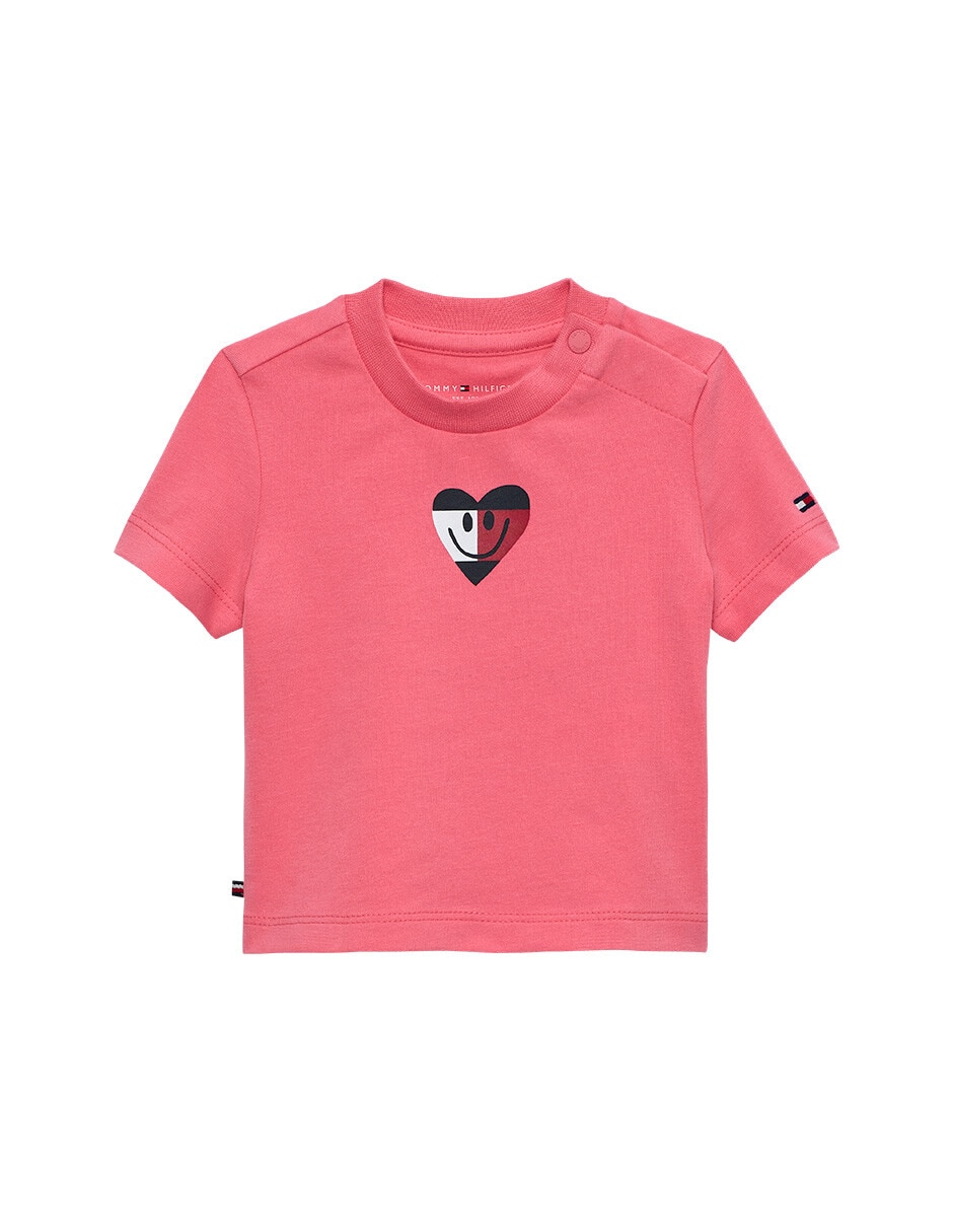 Playera Hilfiger manga corta para bebé niña Playera Hilfiger manga corta para bebé niña