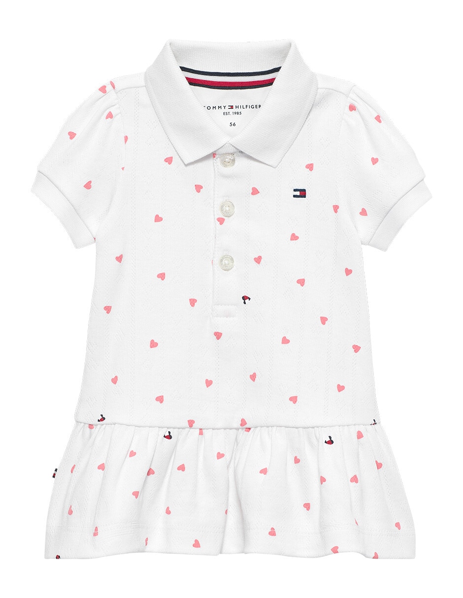 Vestido Hilfiger manga regular para bebé niña