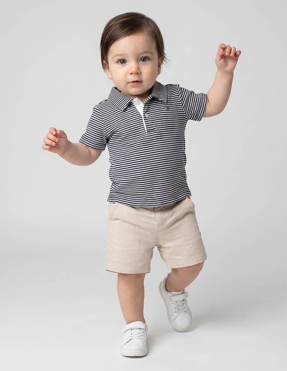 Playera tipo polo para bebé Playera tipo polo para bebé