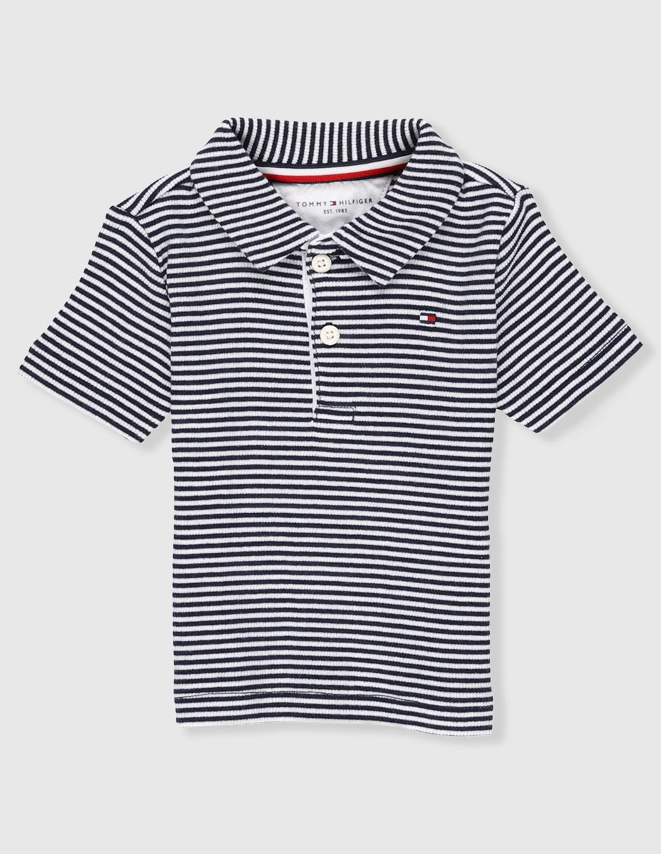 Playera tipo polo de algodón para bebé niño 2