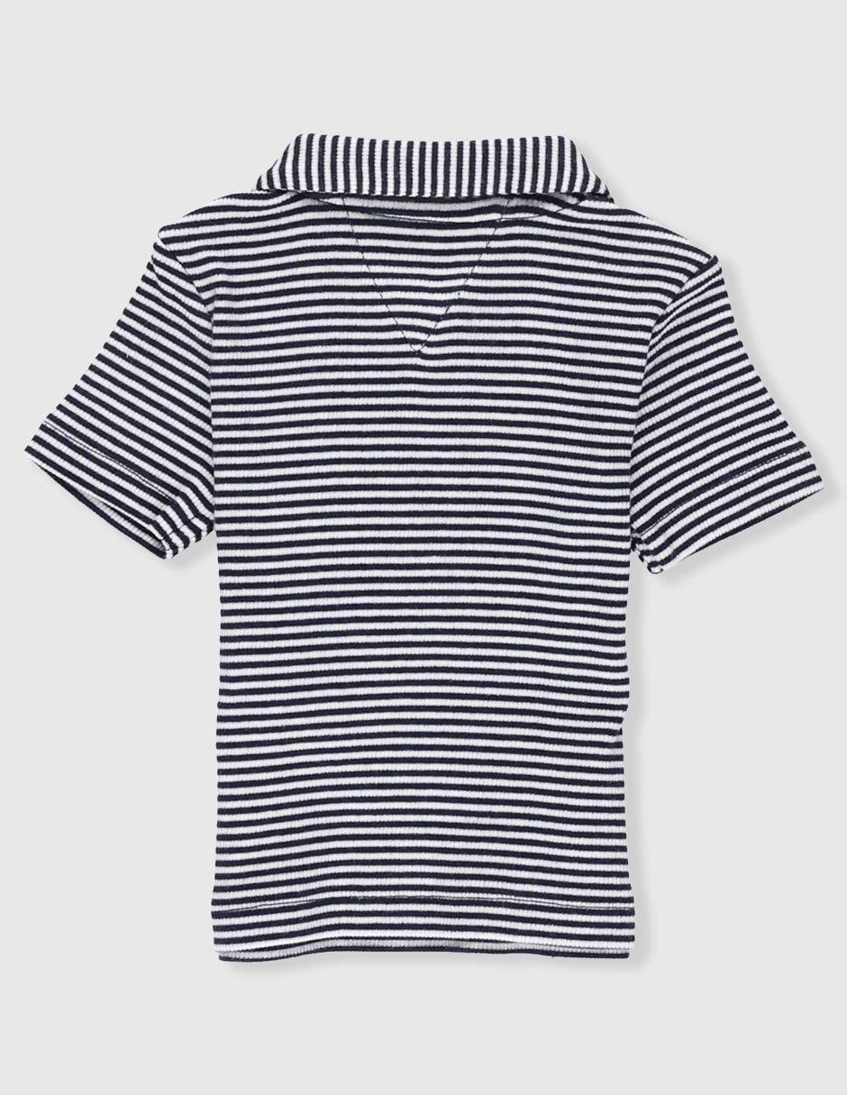 Playera tipo polo de algodón para bebé niño 3