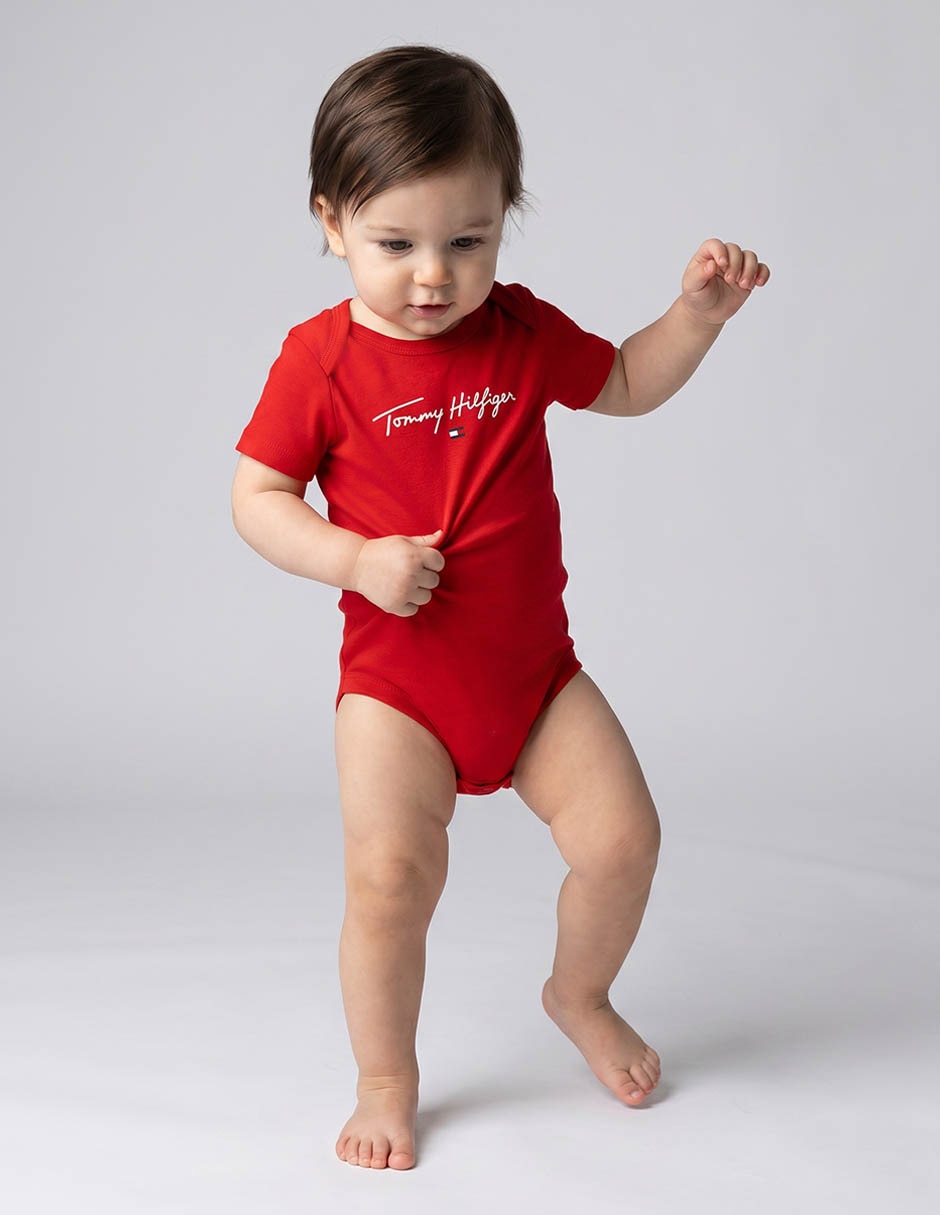Mameluco Hilfiger de algodón bebé niño