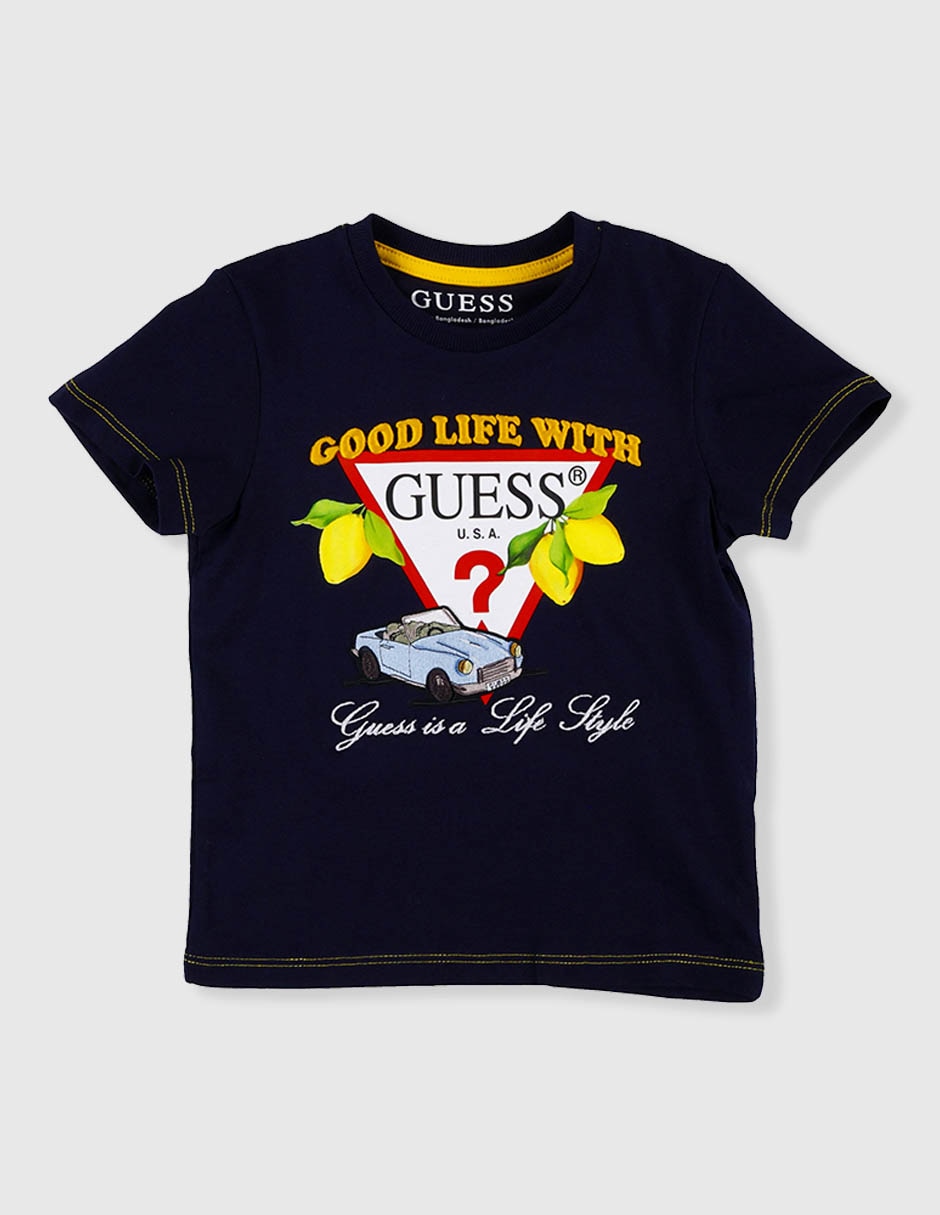 Playera manga corta para niño