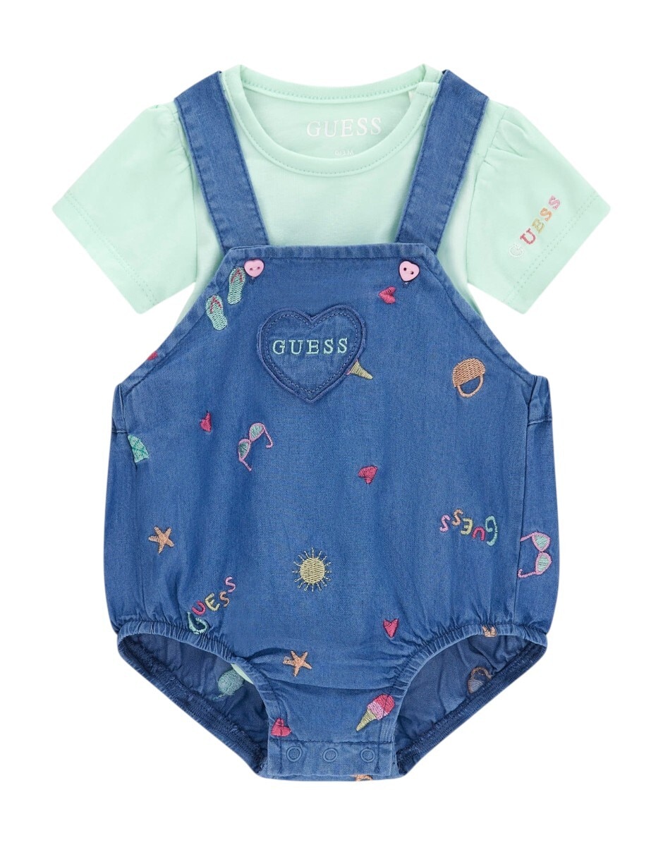 Conjunto casual sp26 de algodón y elastano para bebé niña 3