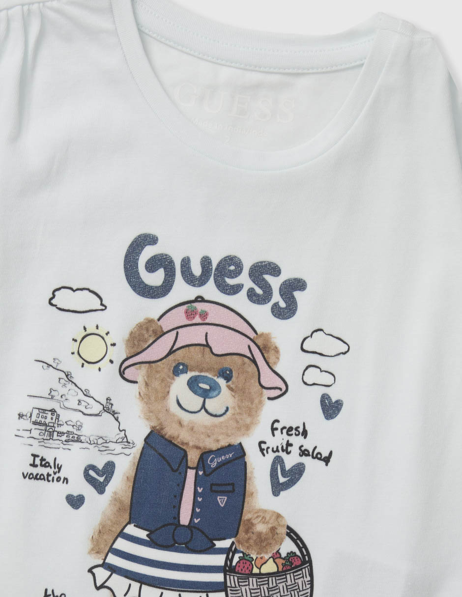 Playera manga corta para bebé niña