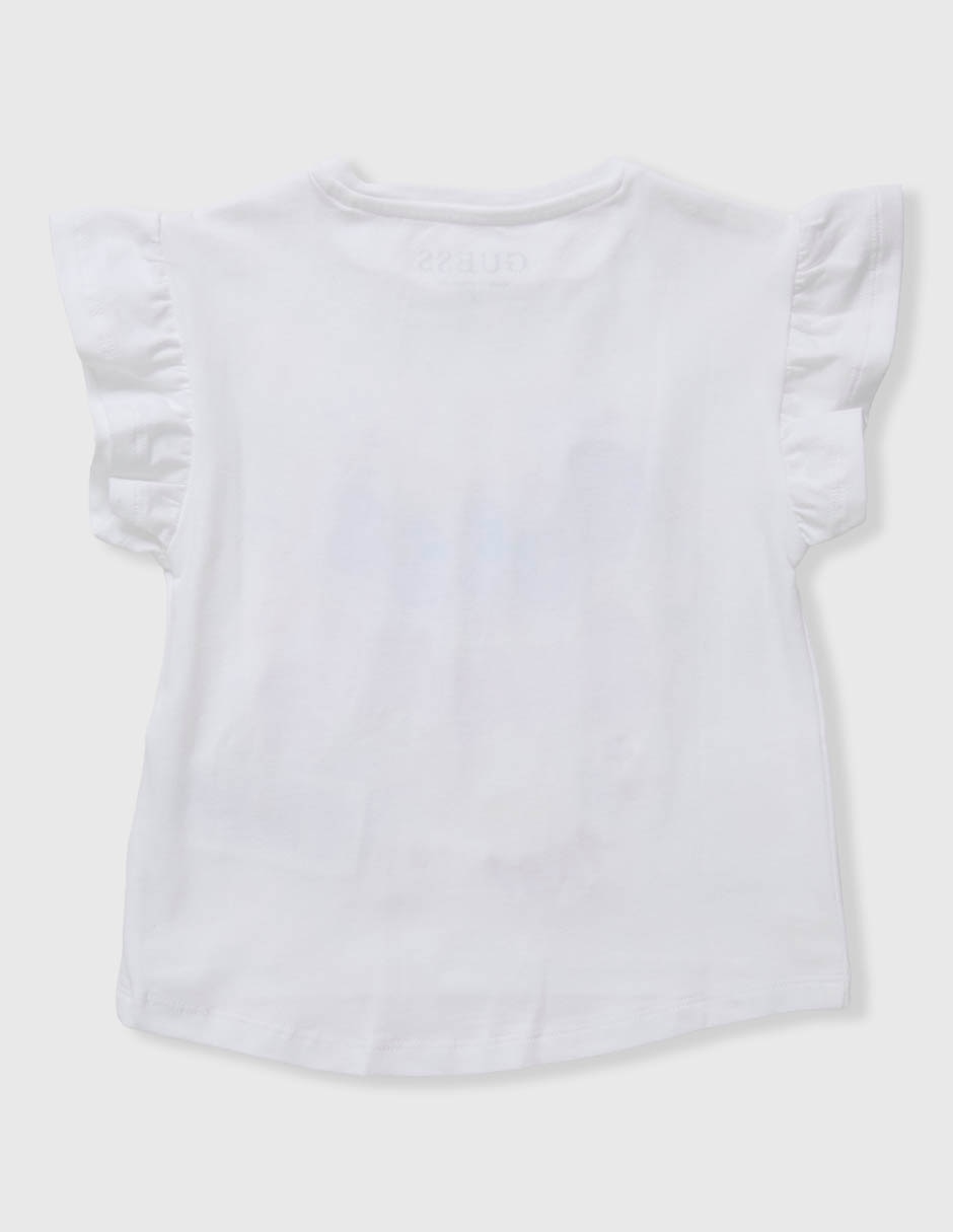 Playera manga 3/4 para bebé niña