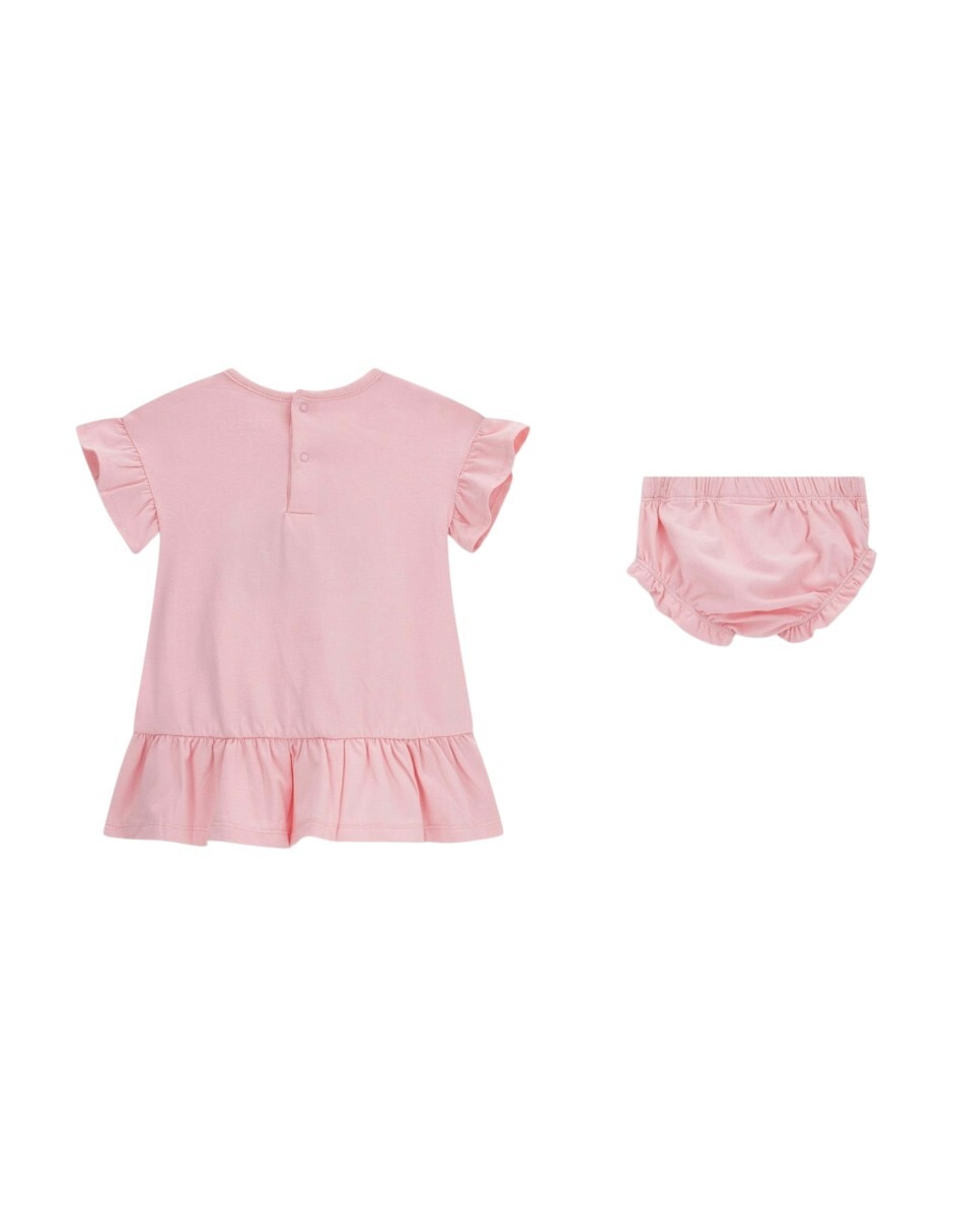 Vestido sp26 "manga" con pliegues "para" bebé niña 2
