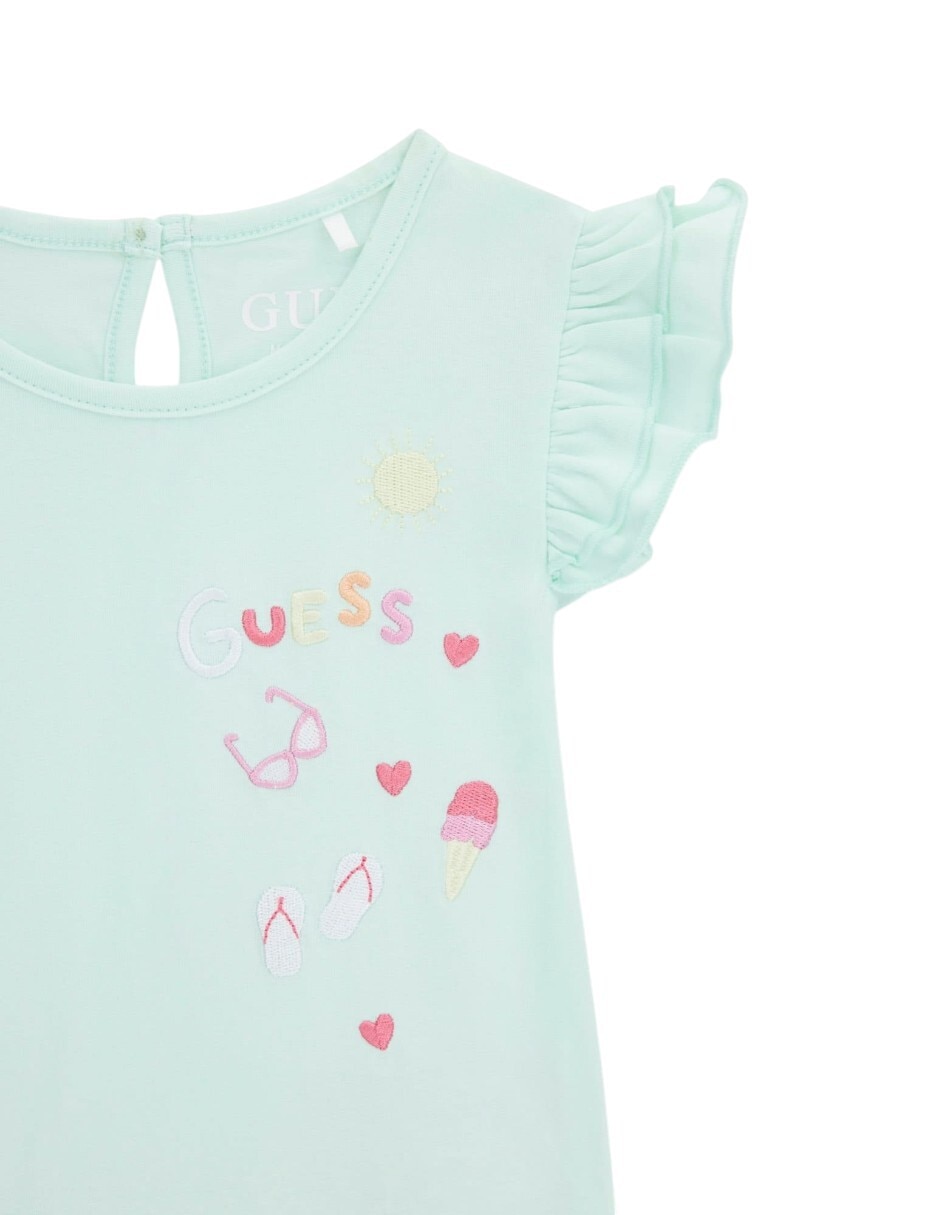 Conjunto casual sp26 de algodón y elastano para bebé niña Conjunto casual sp26 de algodón y elastano para bebé niña