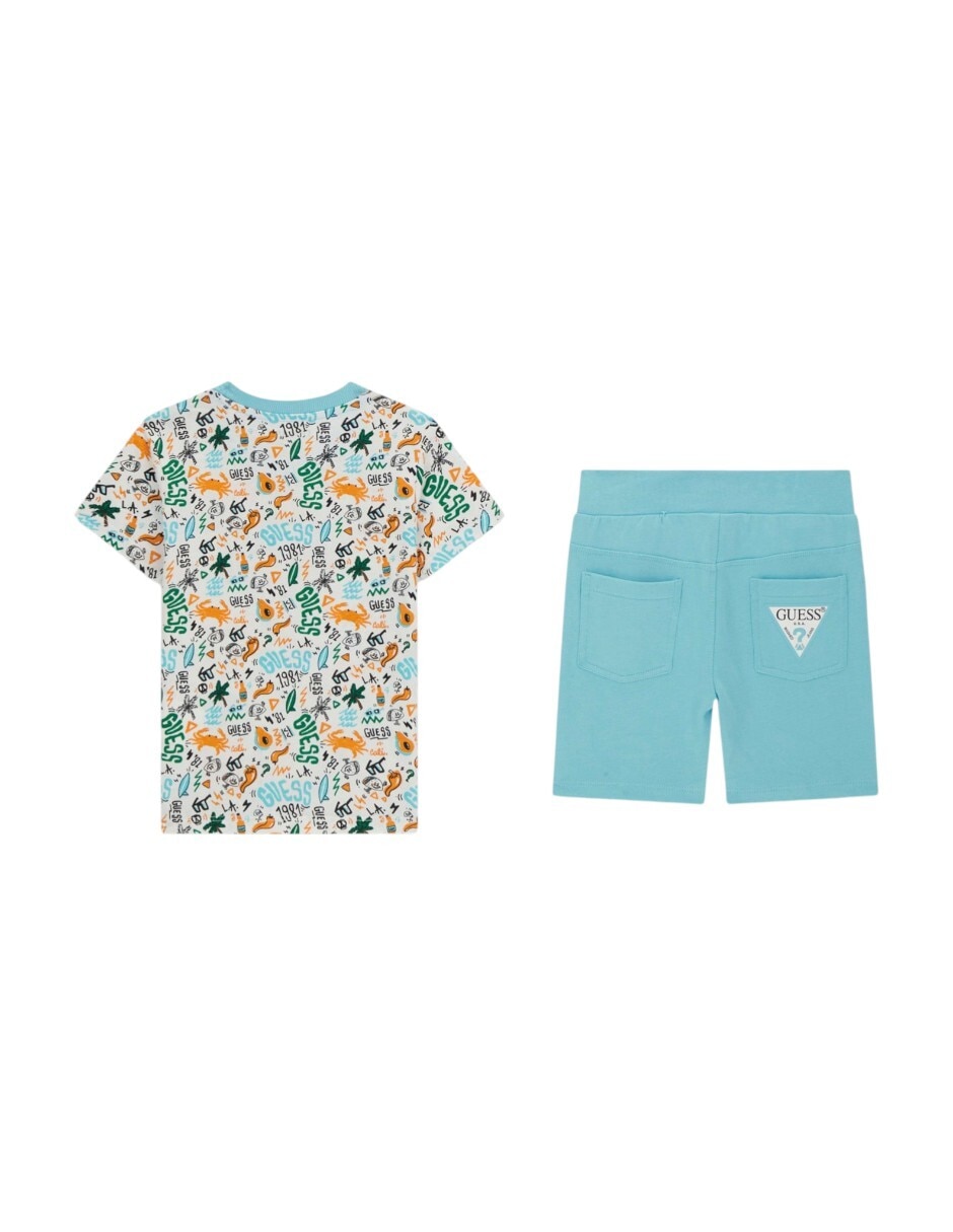 Conjunto casual guess sp26 de algodón para bebé niño
