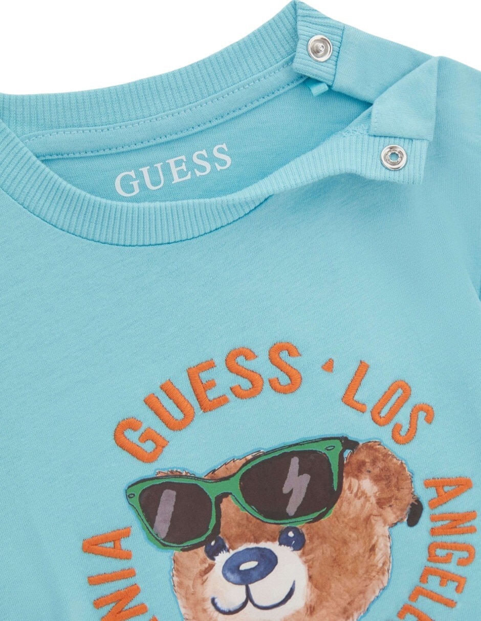 Conjunto casual guess de algodón para bebé niño