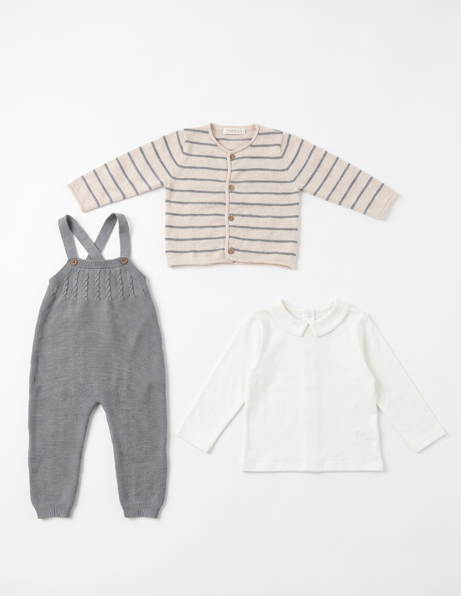 Conjunto casual de algodón para bebé niño 3