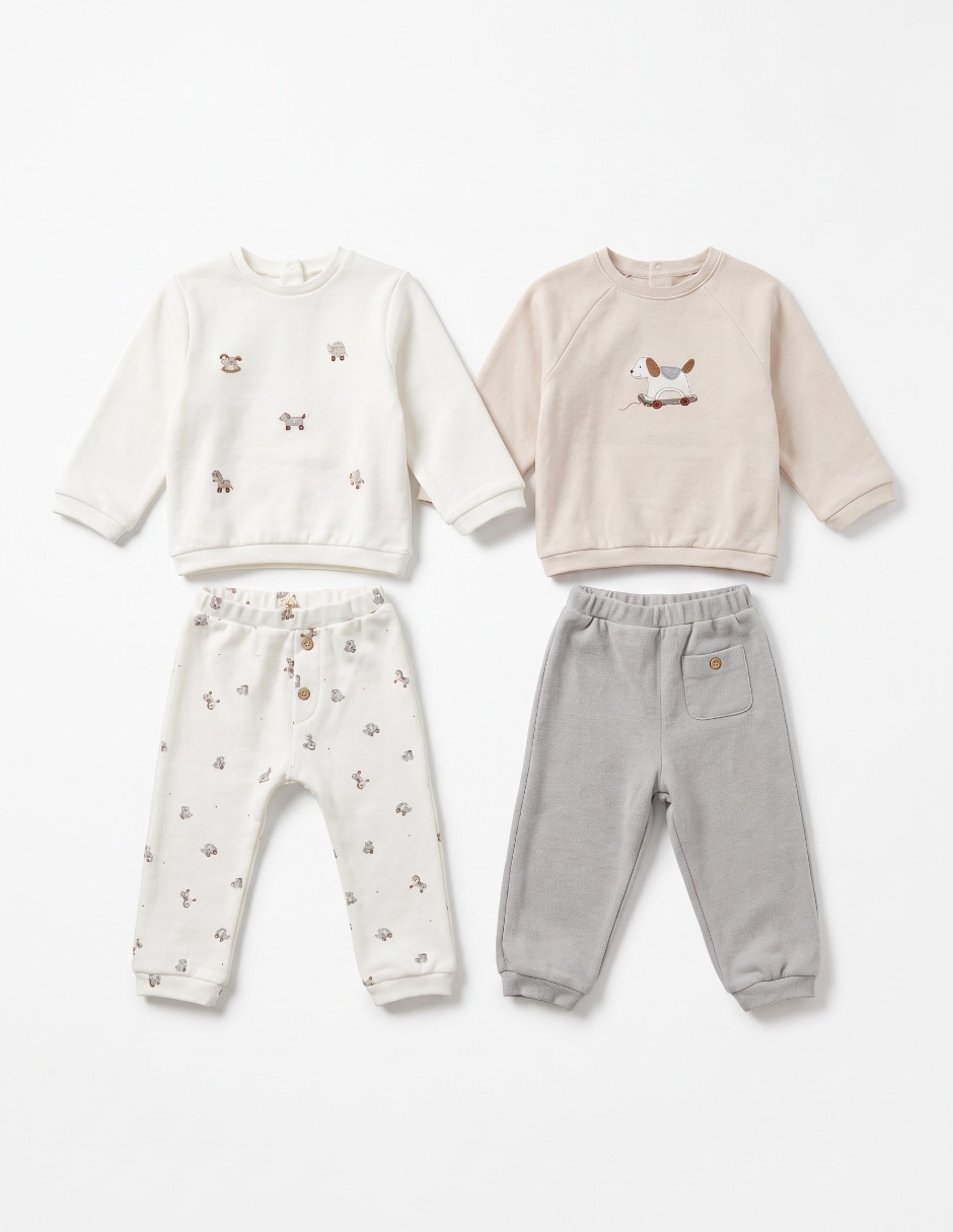 Set conjunto casual para bebé niño 3