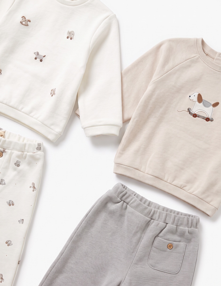 Set conjunto casual para bebé niño 5