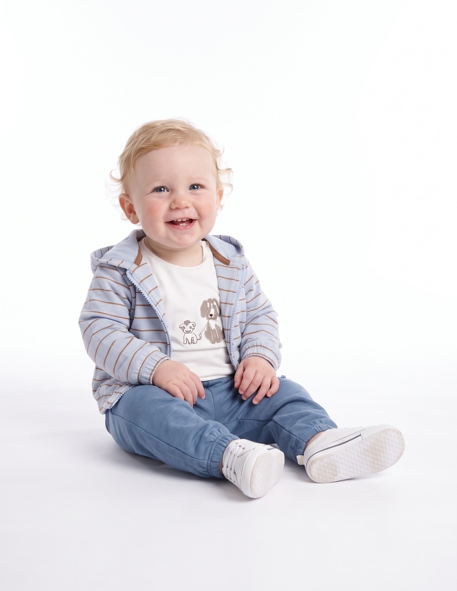 Conjunto de algodón para bebé niño Conjunto de algodón para bebé niño
