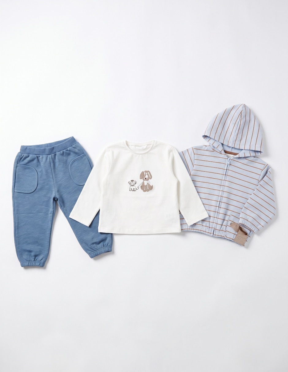 Conjunto de algodón para bebé niño 3
