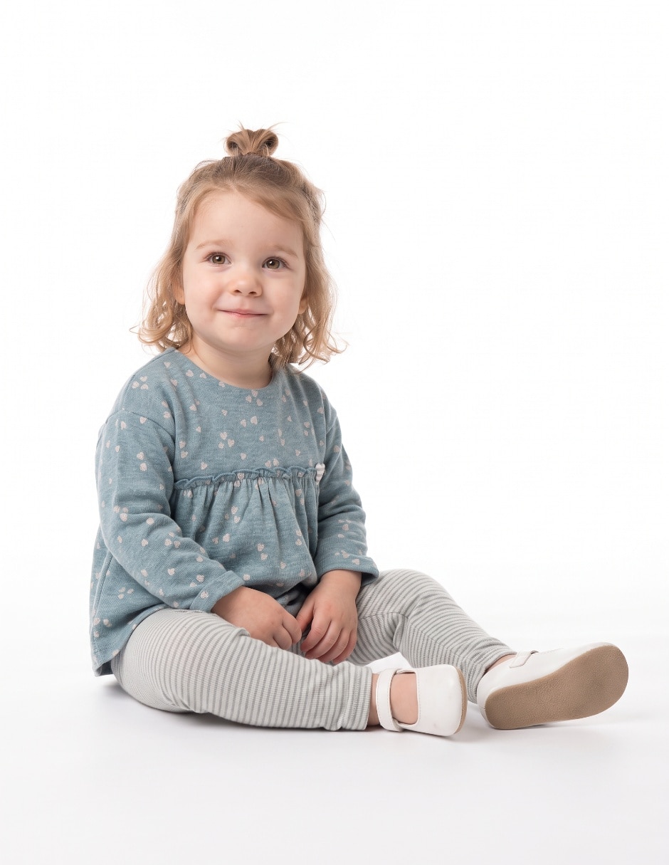 Set conjunto casual de algodón para bebé niña 5