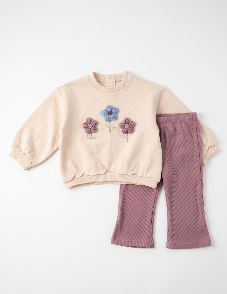 Conjunto casual para bebé niña 3